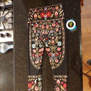 Yoga Democracy High Rise Leggings, Sz S